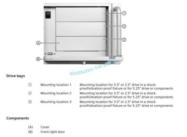 Simatic Ipc347G rack PC 19" 4 U case