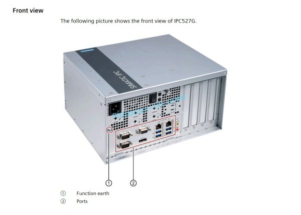 SIMATIC IPC527G Box PC mat-truoc